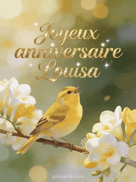 Joyeux anniversaire Louisa - Joyeux anniversaire louisa gif anime