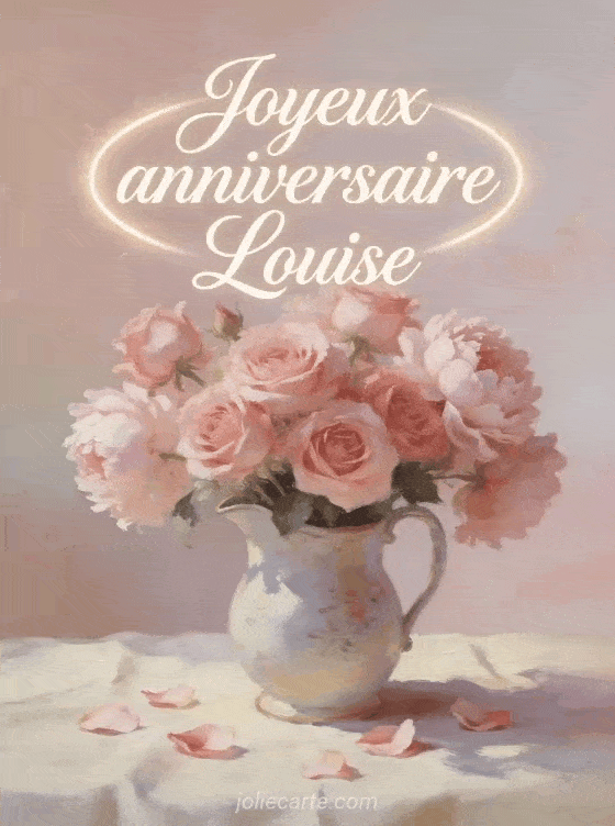 Joyeux anniversaire Louise - Joyeux anniversaire louise fleurs