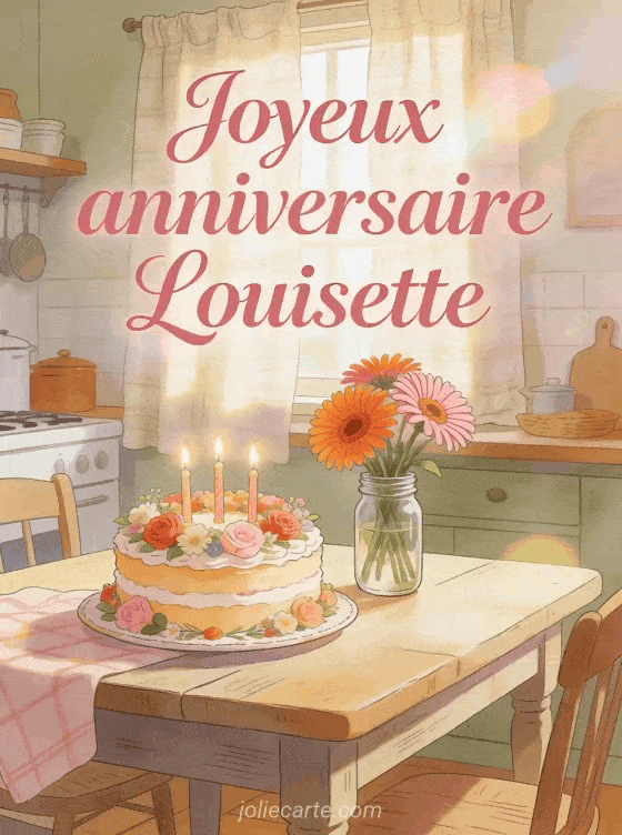 Joyeux anniversaire Louisette - Joyeux anniversaire louisette image