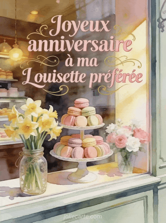 Joyeux anniversaire Louisette - Joyeux anniversaire louisette gif