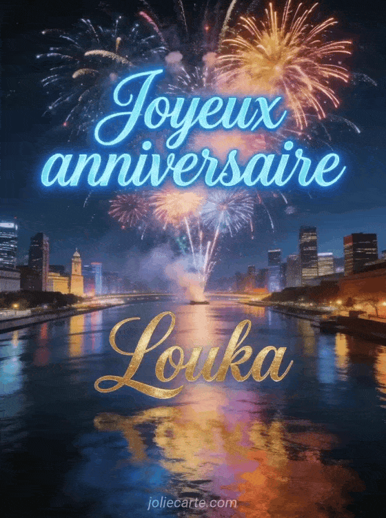 Joyeux anniversaire Louka - Joyeux anniversaire louka gif