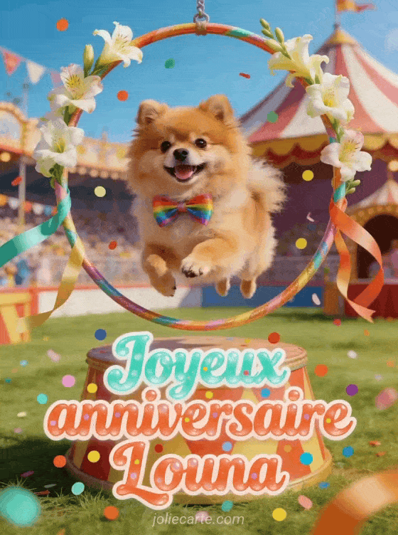 Joyeux anniversaire Louna - Joyeux anniversaire louna gif anime