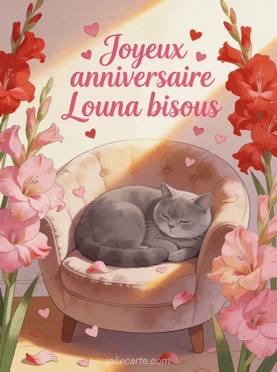 Joyeux anniversaire Louna - Joyeux anniversaire louna bisous