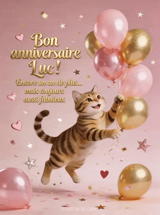 Joyeux anniversaire Luc - Bon anniversaire luc