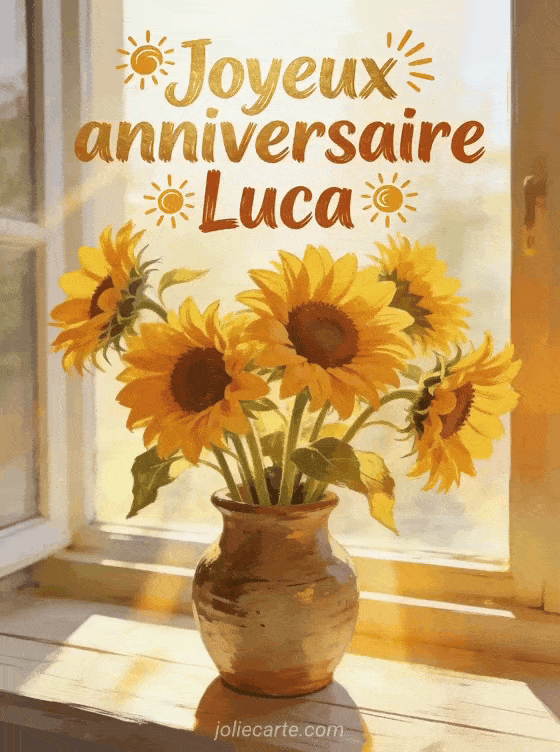 Joyeux anniversaire Luca - Joyeux anniversaire luca fleurs