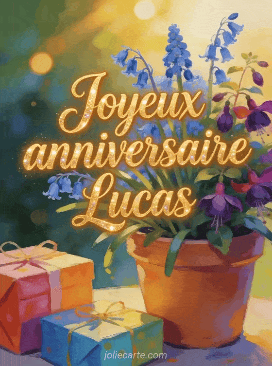 Joyeux anniversaire Lucas - Joyeux anniversaire lucas fleurs