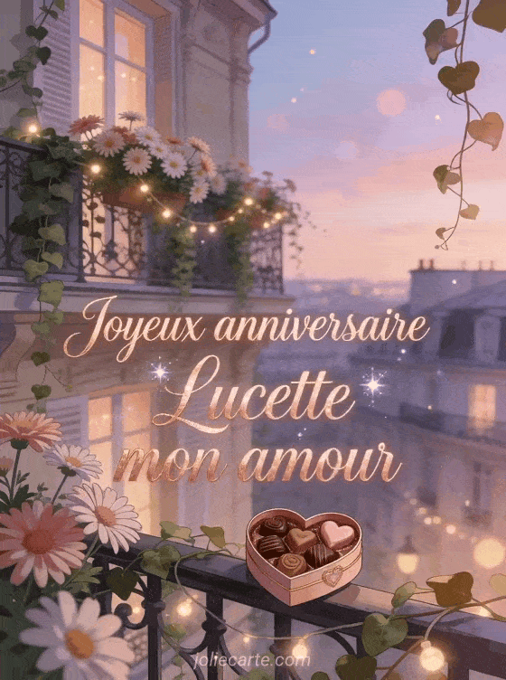Joyeux anniversaire Lucette - Joyeux anniversaire lucette mon amour