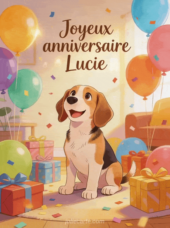 Joyeux anniversaire Lucie - Carte joyeux anniversaire lucie