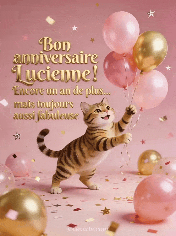 Joyeux anniversaire Lucienne - Bon anniversaire lucienne