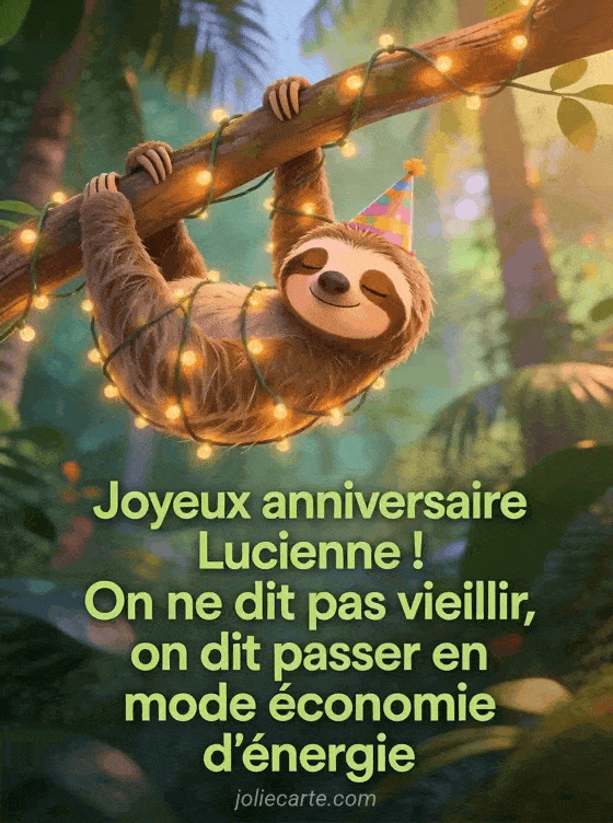 Joyeux anniversaire Lucienne - Lucienne humour