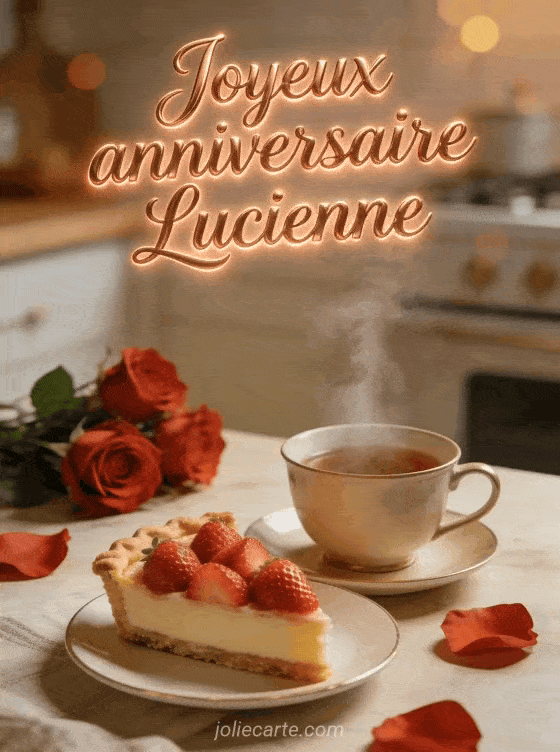 Joyeux anniversaire Lucienne - Carte joyeux anniversaire lucienne