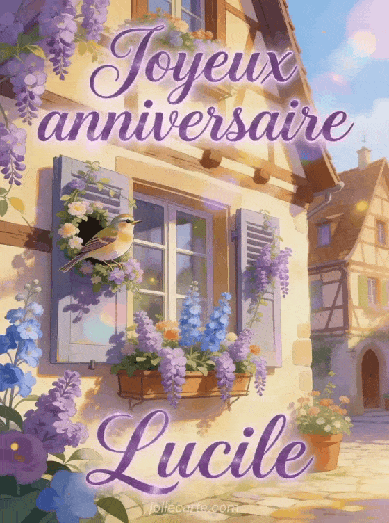 Joyeux anniversaire Lucile - Joyeux anniversaire lucile gif anime