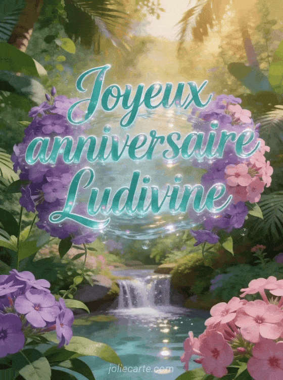 Joyeux anniversaire Ludivine - Carte joyeux anniversaire ludivine