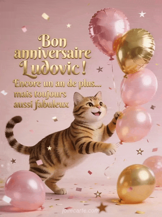 Joyeux anniversaire Ludovic - Bon anniversaire ludovic