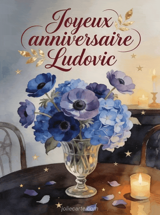 Joyeux anniversaire Ludovic - Joyeux anniversaire ludovic fleurs