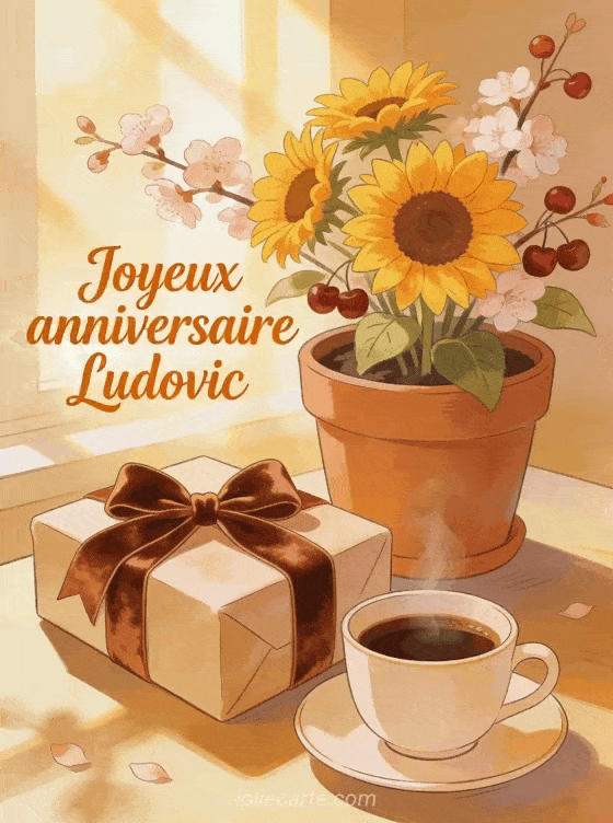 Joyeux anniversaire Ludovic - Carte joyeux anniversaire ludovic