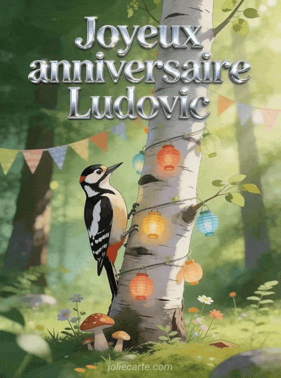 Joyeux anniversaire Ludovic - Carte joyeux anniversaire ludovic gratuite