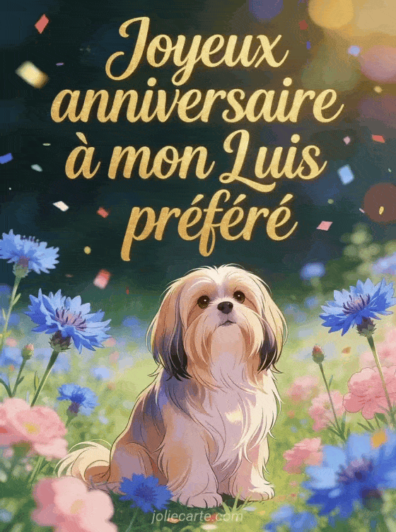 Joyeux anniversaire Luis - Joyeux anniversaire luis fleurs