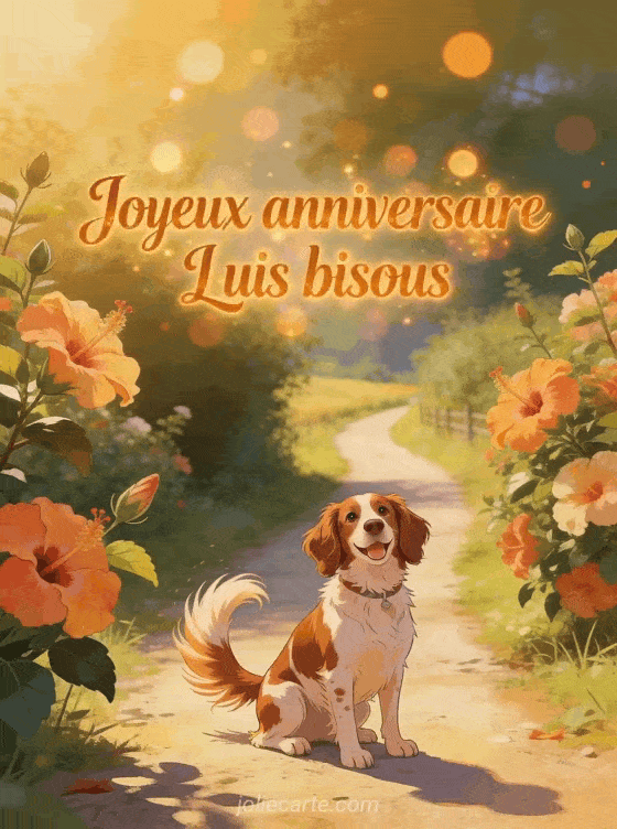 Joyeux anniversaire Luis - Joyeux anniversaire luis bisous
