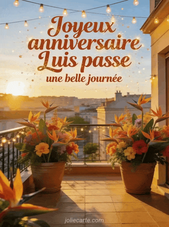 Joyeux anniversaire Luis - Joyeux anniversaire luis gif