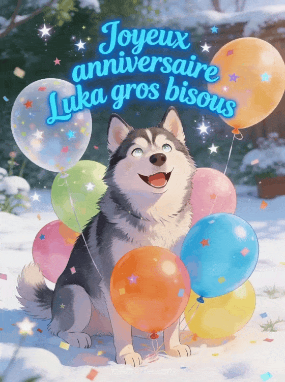 Joyeux anniversaire Luka - Joyeux anniversaire luka gros bisous