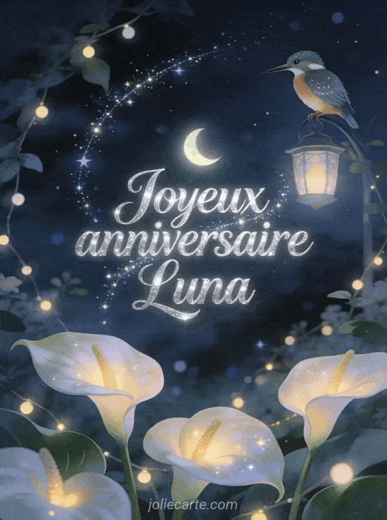 Joyeux anniversaire Luna - Joyeux anniversaire luna gif anime