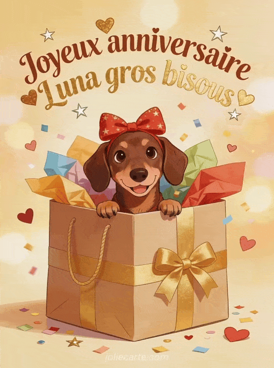 Joyeux anniversaire Luna - Joyeux anniversaire luna gros bisous