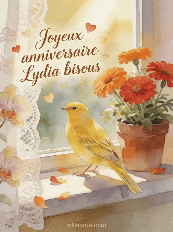 Joyeux anniversaire Lydia - Joyeux anniversaire lydia bisous