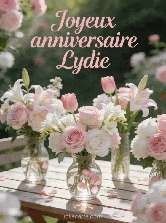Joyeux anniversaire Lydie - Joyeux anniversaire lydie fleurs