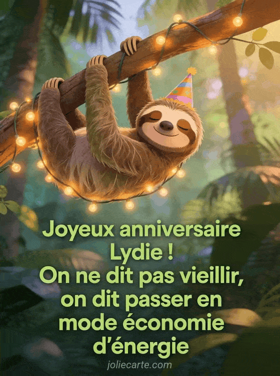 Joyeux anniversaire Lydie - Lydie humour