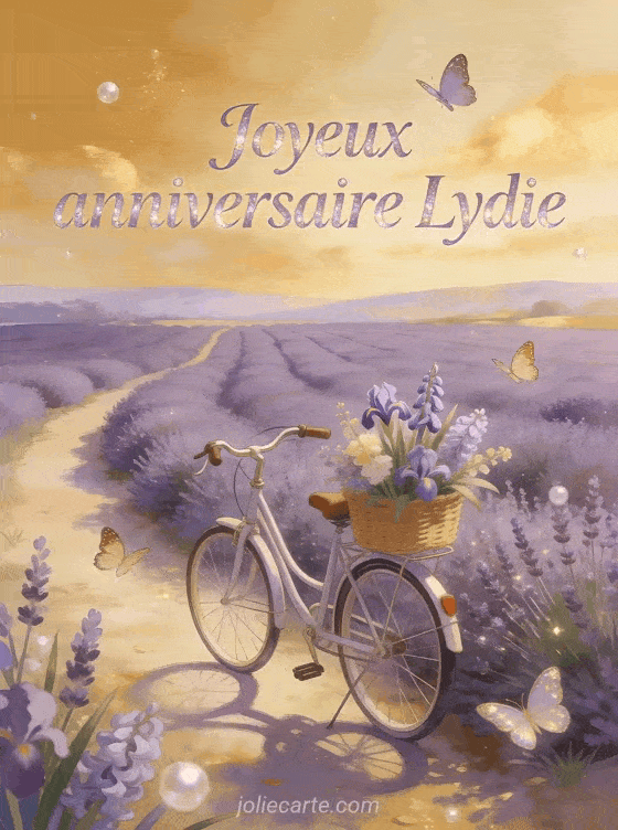 Joyeux anniversaire Lydie - Carte joyeux anniversaire lydie gratuite
