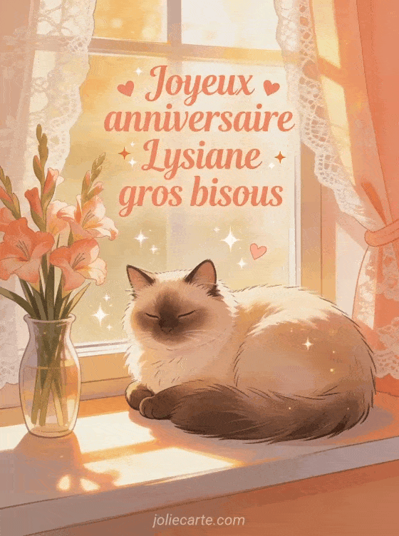 Joyeux anniversaire Lysiane - Joyeux anniversaire lysiane gros bisous