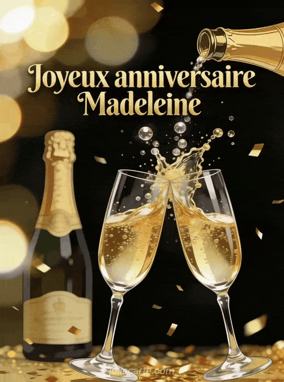 Joyeux anniversaire Madeleine - Joyeux anniversaire madeleine champagne
