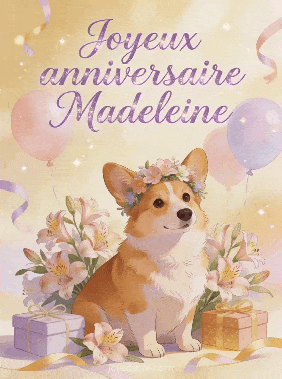 Joyeux anniversaire Madeleine - Joyeux anniversaire madeleine image