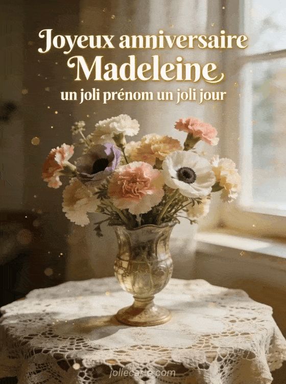 Joyeux anniversaire Madeleine - Joyeux anniversaire madeleine fleurs