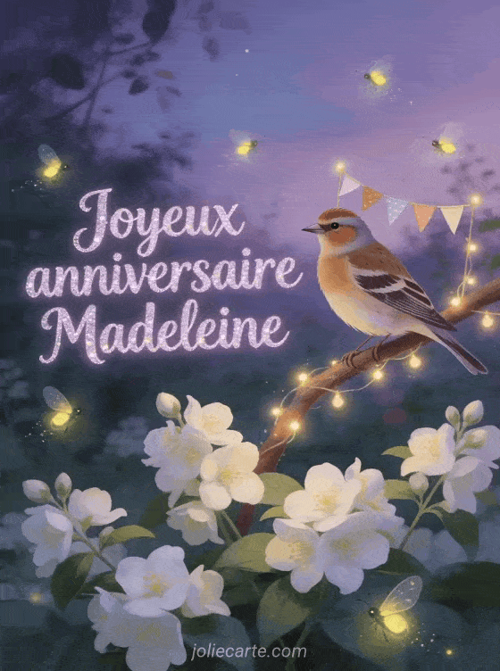 Joyeux anniversaire Madeleine - Joyeux anniversaire madeleine gif