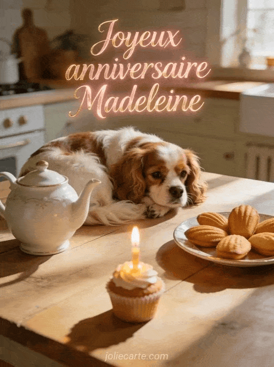 Joyeux anniversaire Madeleine - Carte joyeux anniversaire madeleine