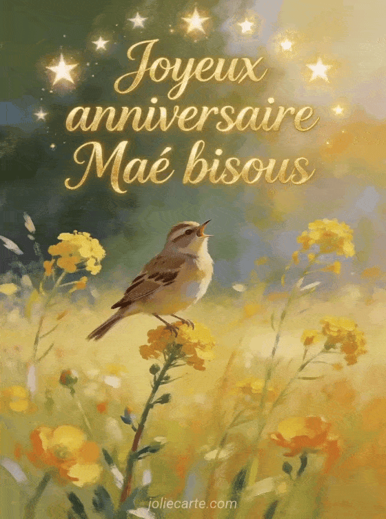 Joyeux anniversaire Maé - Joyeux anniversaire mae bisous