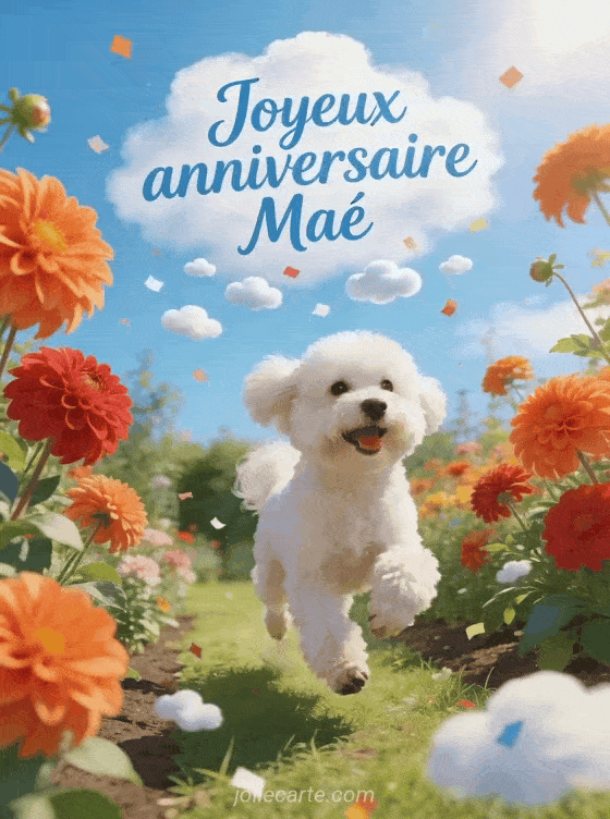 Joyeux anniversaire Maé - Carte joyeux anniversaire mae
