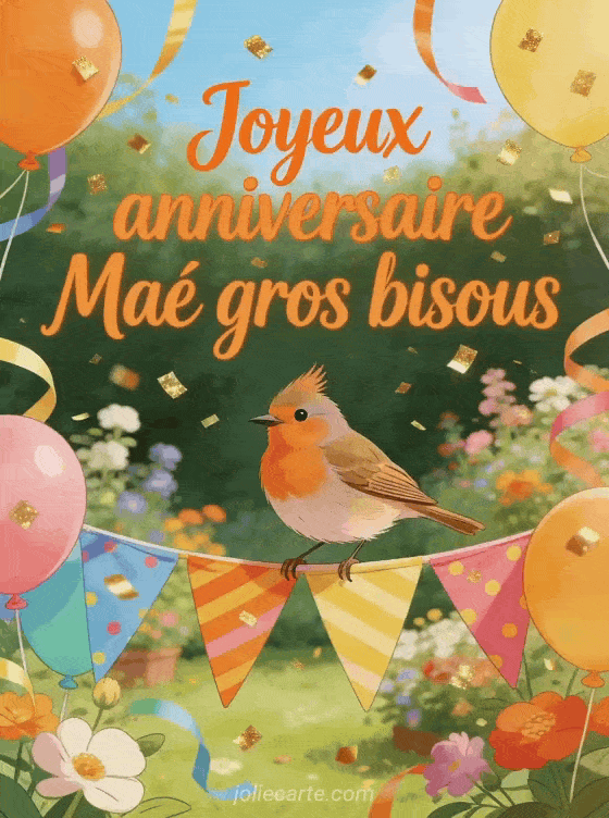 Joyeux anniversaire Maé - Joyeux anniversaire mae gros bisous