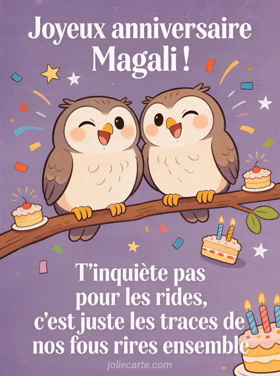 Joyeux anniversaire Magali - Joyeux anniversaire magali rigolo