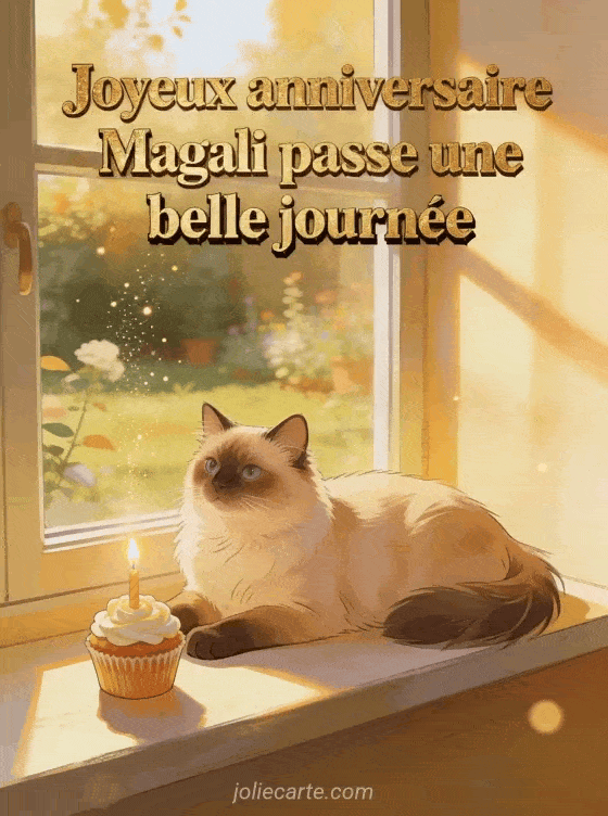 Joyeux anniversaire Magali - Joyeux anniversaire magali chat