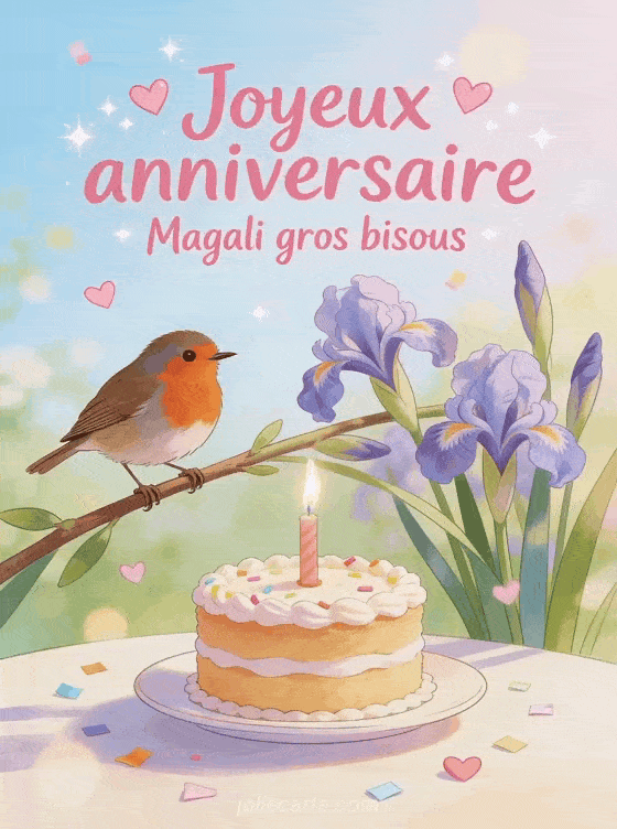 Joyeux anniversaire Magali - Joyeux anniversaire magali gros bisous