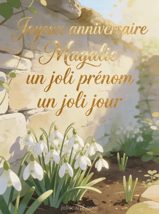 Joyeux anniversaire Magalie - Joyeux anniversaire magalie image