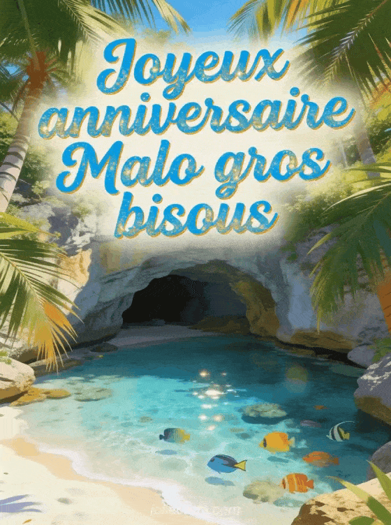 Joyeux anniversaire Malo - Joyeux anniversaire malo gros bisous