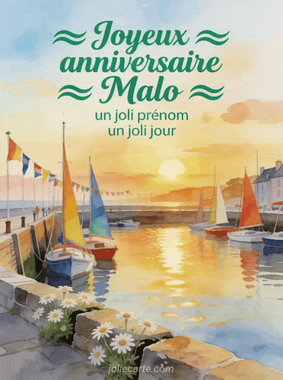 Joyeux anniversaire Malo - Joyeux anniversaire malo fleurs