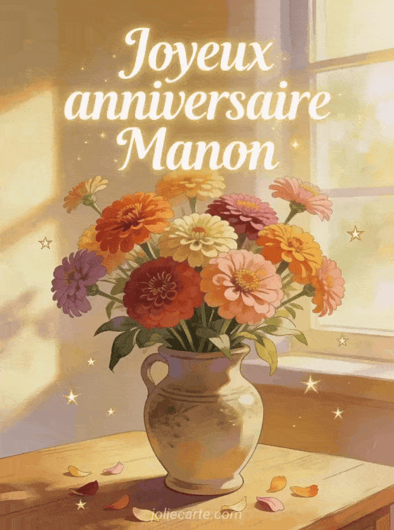 Joyeux anniversaire Manon - Joyeux anniversaire manon fleurs
