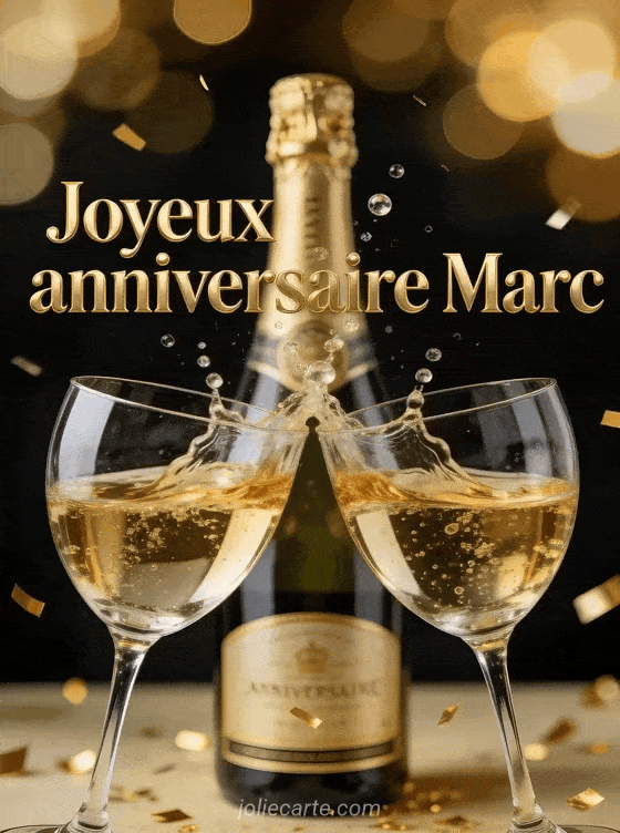 Joyeux anniversaire Marc - Joyeux anniversaire marc champagne
