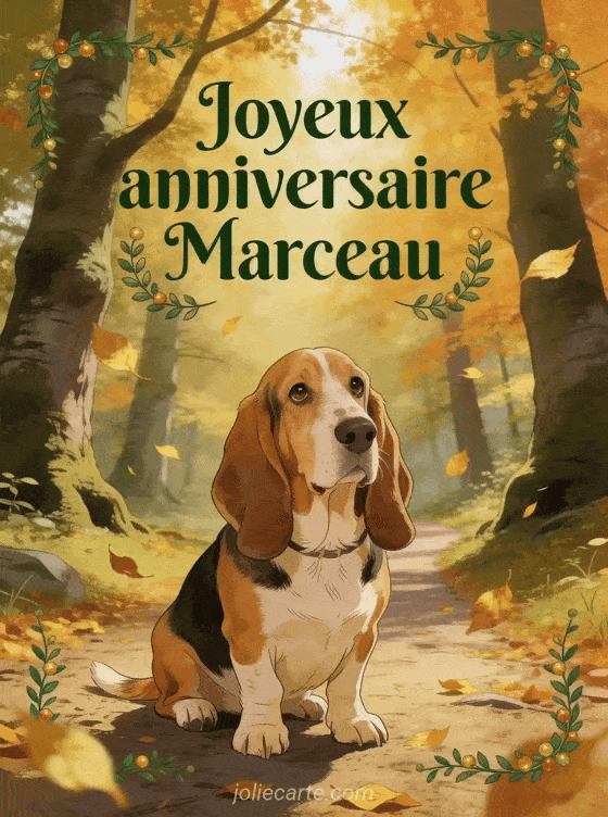 Joyeux anniversaire Marceau - Carte joyeux anniversaire marceau gratuite