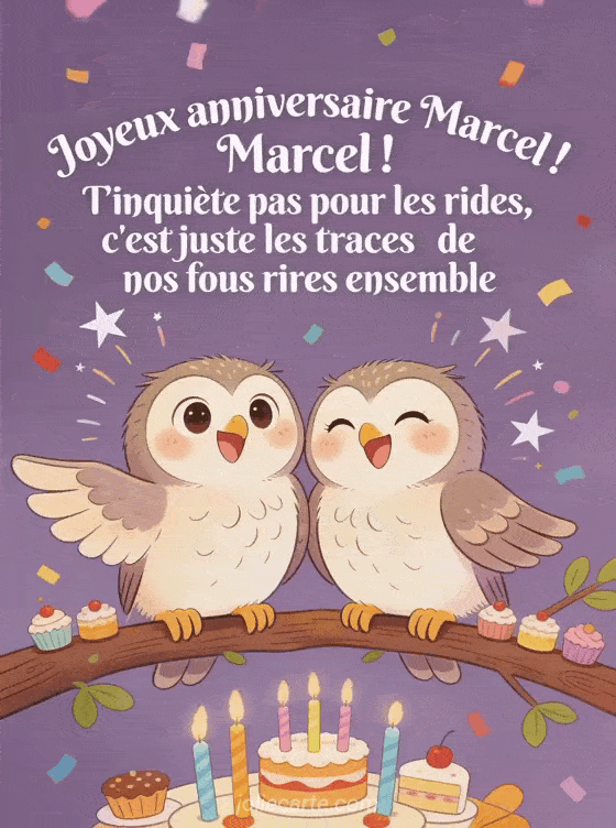 Joyeux anniversaire Marcel - Marcel rigolo